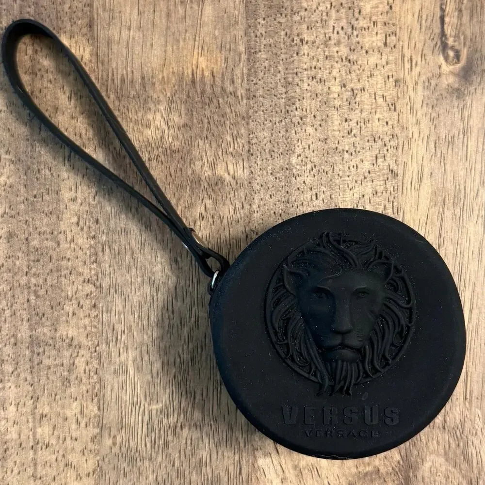 Versace Versus Fire Island Watch Silicone Stainless Steel Analog Women's Black